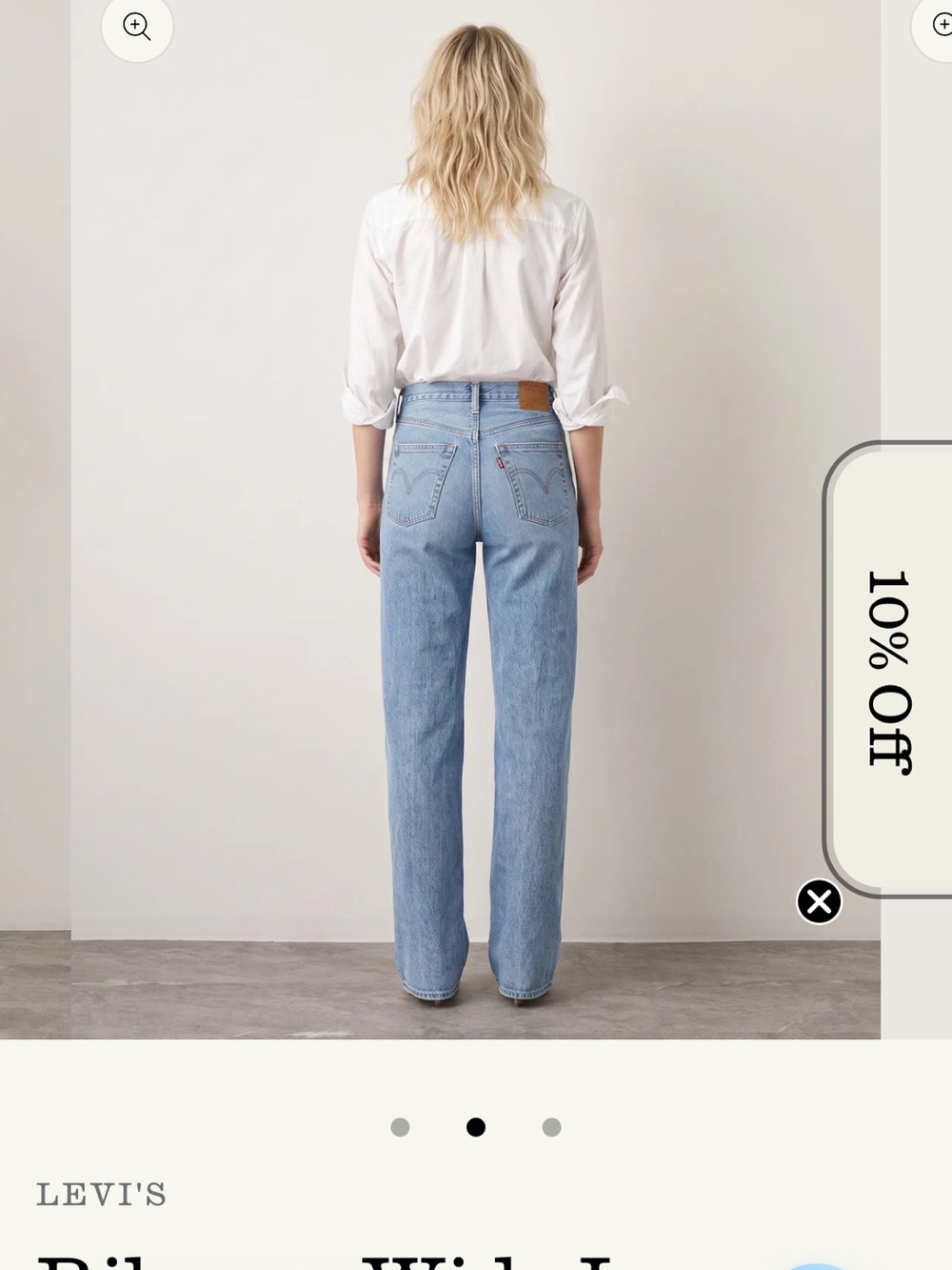 Levi's Ribcage Wide-Leg Jeans - Picture 6 of 6